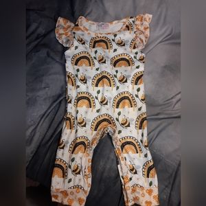 Pete&Lucy Bee romper, 3-6mo
